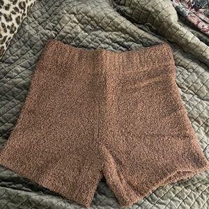 NWT SKIMS cozy knit shirt L/XL rose clay